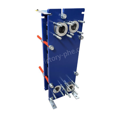 جودة  Gasketed Plate Heat Exchanger 0.5mm Painted Plate Frame Heat Exchanger مصنع