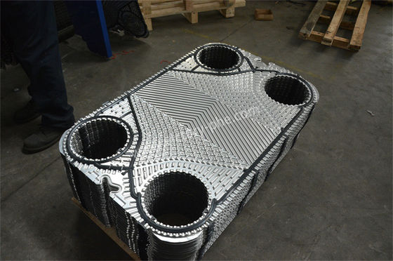 PHE الصناعية الصفيحة المبادل الحراري 1000mm الطول الصفيحة المكبس