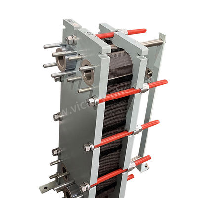 18t/h Max تبخير الصفيحة مبادلة الحرارة مع NBR / EPDM مواد الصفيحة غسيل