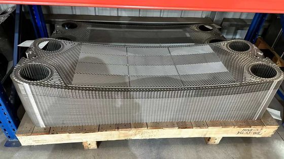ألواح مستبدات الحرارة Hastelloy GEA 0.5mm / 0.6mm سمك الحجم